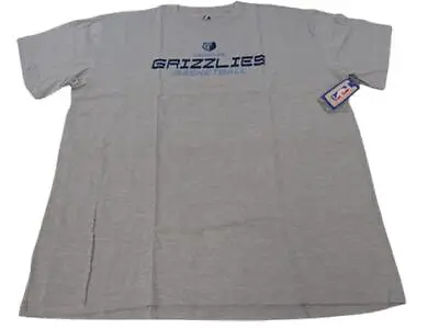 New Memphis Grizzlies Mens Sizes 2XL-3XL-4XL-Tall Gray Majestic Shirt • $15.11