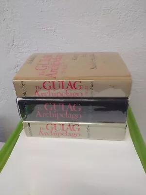 THE GULAG ARCHIPELAGO Complete Set 1 2 3 HC DJ Aleksandr Solzhenitsynn 1st ED • $199.99