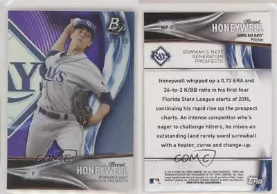 2016 Bowman Platinum Next Generation Prospects Purple /250 Brent Honeywell • $1.40