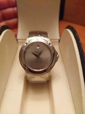 Mens Movado Sports Edition SE Swiss Watch Stainless 84 G1 1892. *Like N3W* • $350