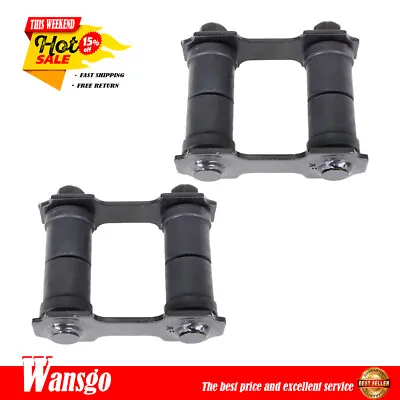2Pcs Fit For 65-73 Ford Mustang Rear Left & Right Leaf Spring Shackle Kit Pair • $25.49