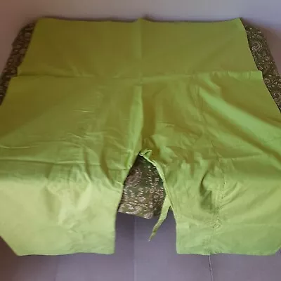 $9.99 • Buy Thai Fisherman Pants Lime Green Long Pants Yoga Gym Loose Skirt Trousers Pants