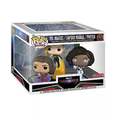 Funko POP! Moment: The Marvels - Ms. Marvel/ Captain Marvel/Photon Figure Set - • $12.99