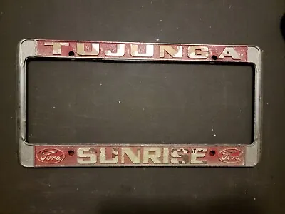 TUJUNGA SUNRISE CHEVROLET  Vintage Dealer License Plate Frame” • $55