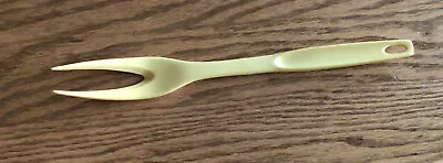 Vintage FOLEY Nylon Plastic Gold/Yellow Meat Fork 11” • $11