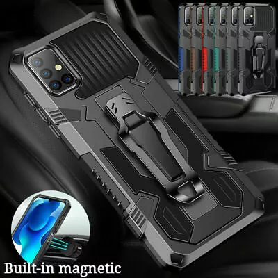 Armor Clip Stand Phone Case For Xiaomi Redmi NOTE 10 11 5A 7A 9A 8 10x X4 9T 7 • $4.13