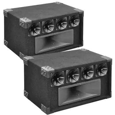 2x Soundlab 400W 5 Way Tweeter Speaker System PA Sound System • £89