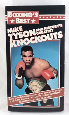 Mike Tyson And History's Greatest Knockouts VHS Tape Sports Illustrated HBO • $4.99