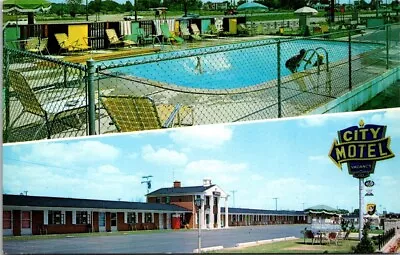 Vintage Postcard City Motel Detroit Michigan MI A11 • $7.99