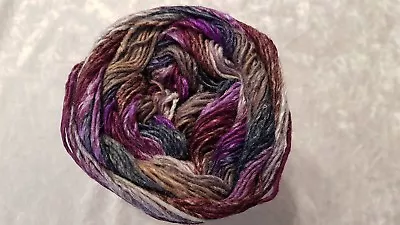 Noro Silk Garden Sock Yarn #S475 Kingfisher Mix Purple Grey Charcoal 100g • $26.50