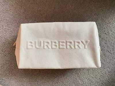 New Authentic Burberry Beauty Cosmetic Makeup Bag Storage Bag Travel Pouch Case • $35