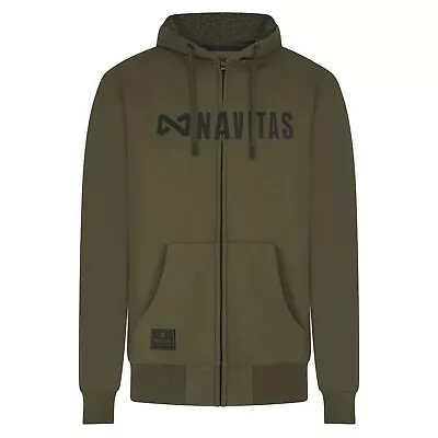 Navitas Green Core Zip Hoody *All Sizes* NEW Fishing Zipped Hoodie • £29.90