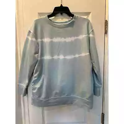 Isabel Maternity Blue Long Sleeve Sweater Women Size Medium • $10