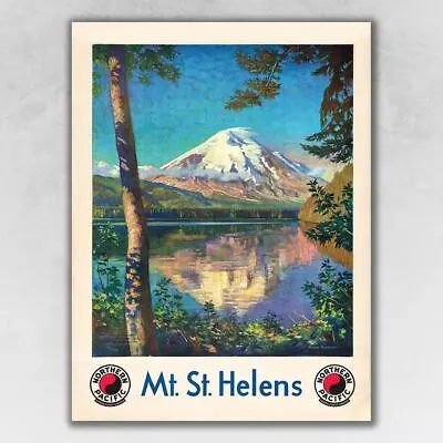 Durable 20  X 28  Mt. St. Helens C1920s Vintage Travel Poster Wall Art • $49.99