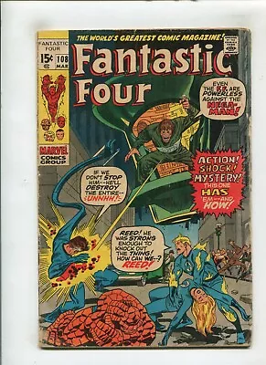 Fantastic Four #108 (3.5) Nega-man!! 1971 • $9.99