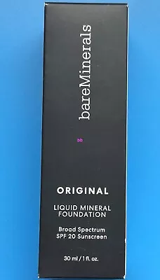 BareMinerals Original Liquid Mineral Foundation 1 Oz FAIRLY LIGHT 03 EXP  SEPT22 • $13.99