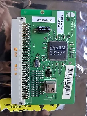 30MHz Acorn Risc PC ARM610 Processor Card CPU ARM 610 • £0.99