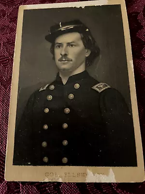 RARE Civil War CDV~Elmer E. Ellsworth 1st Union Officer Killed In Alexandria VA • $49.99