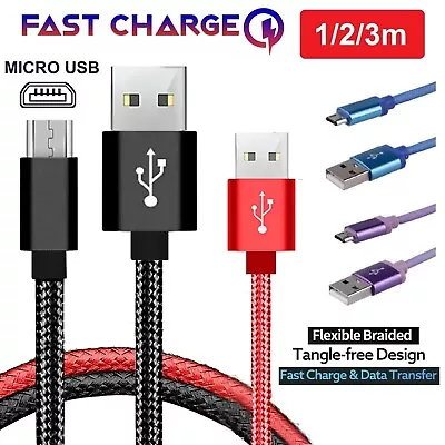 Micro USB Charger Fast Charging Cable Cord Data Sync For Mobile USB TYPE Android • $8.99