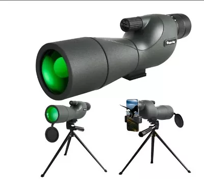 Powerful Spotting Scope  Zoom Monocular FMC BAK4 Waterproof Telescope & Tripod • £59.99