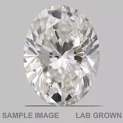 Oval Cut IGI Certified F VS2 Clarity LabGrown Man Made Diamond 2.02 Carat • $6133