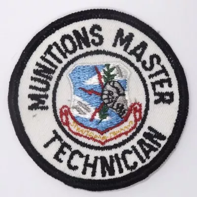 USAF Strategic Air Command SAC Munitions Master Technician Full Colored Patch • $12.95