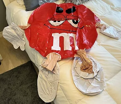 Inflatable Red M&M Man Mars Promotional Store Display 2016 M&Ms New & Rare! • $69.99