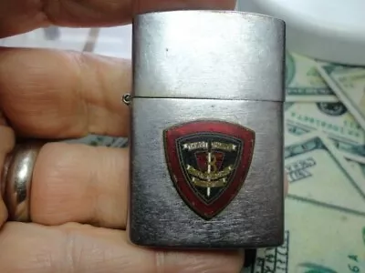 Rough Original Brought Home Vietnam Engraved 3rd Marine Penguin Military Lighter • $95