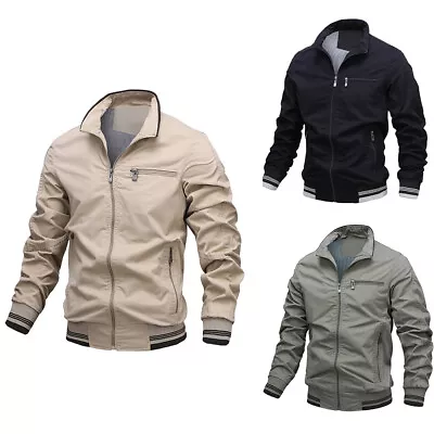 Men's Military Army Cargo Jacket Cotton Coat Winter Work Tactical Bomber Jacket • $29.29