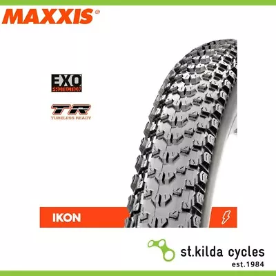Maxxis Ikon Bike Tyre - 29 X 2.60 - EXO TR Folding - 60TPI - Pair • $203.20