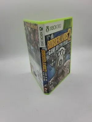 Borderlands 2 -- Game Of The Year Edition Xbox 360 AUTHENTIC REPLACEMENT CASE  • $10.99
