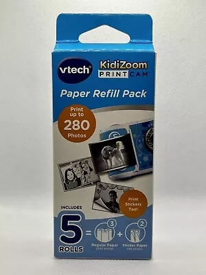 VTech KidiZoom Printcam Paper Refill Pack 280 Photos 3 Regular Rolls Print Cam • $12.57