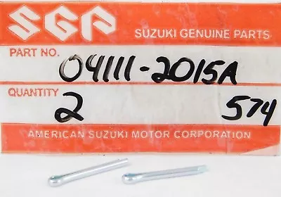 2 Pc Genuine NOS Suzuki Cotter Pin GSX1300 RM400 ALT125 TC TS OEM 04111-2015A • $7.97