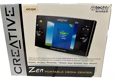 Sealed New NIB 2004 Creative Zen Portable Media Center 20 GB • $349