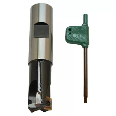 $37.50 • Buy 3/4'' X 3/4'' Indexable End Mill 90 Degree Square Shoulder APKT Insert Lathe 