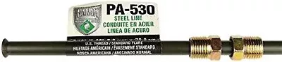 AGS PA-530 Poly-Armour Steel Brake/Fuel Line 5/16 X 30 US Thread Standard Flare • $15.99