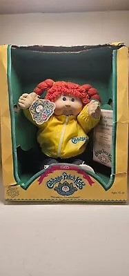 Cabbage Patch Doll 1985 Xavier Roberts -  Red Hair Pig Tails Tooth Blushing • $30