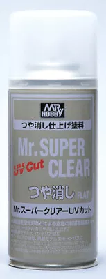 Gunze B523 Mr. Super Clear UV Cut Flat Paint - 170 Ml. Spray Can • $12.99