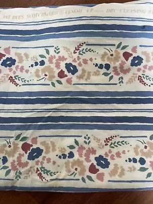 Vintage Waverly Fabric Schumacher Floral Pattern 6.6 Yards • $50