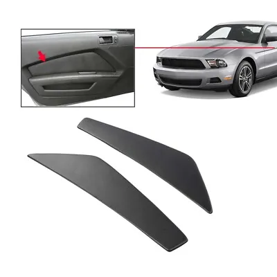 Fit For 2010-2014 Ford Mustang Dashboard Door Panel Insert Black Smooth New • $34.45