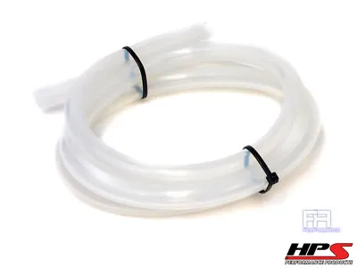 $17.20 • Buy HPS 5mm Full Silicone Coolant Air Vacuum Hose Line Pipe Tube X 5 Feet Clear