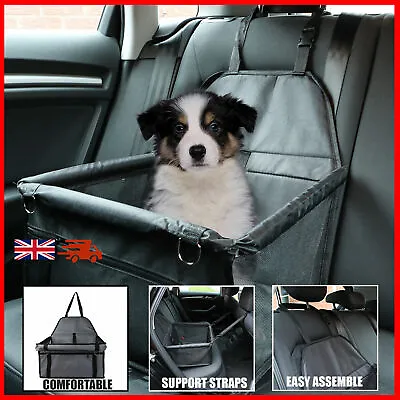 £11.25 • Buy Pet Car Booster Seat For Travel Carrier Cage,Portable,Breathable Bag W/Seat Belt