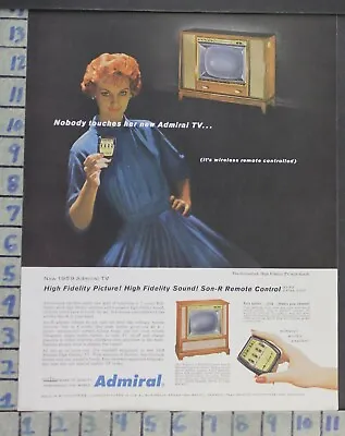 1958 Admiral Rutherford Tv Television Wireless Remote Control Vintage Ad  Cm66 • $21.95