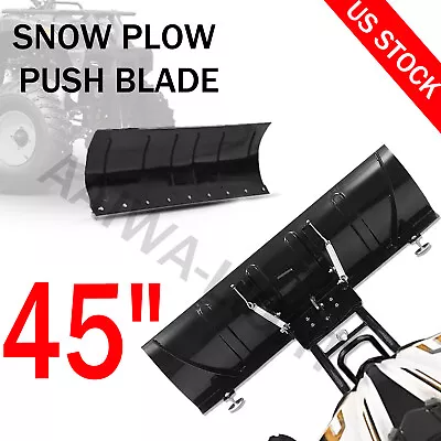 45  Snow Plow Push Blade Adjustable KIT For Suzuki Trucks UTV ATV Kawasaki Honda • $295.99