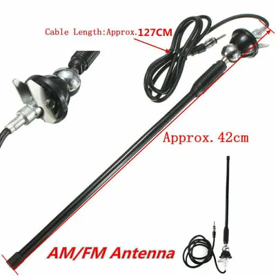 16  Universal Mount Swivel Base Car SUV AM/FM Radio Amplified Antenna Aerial Kit • $17.30