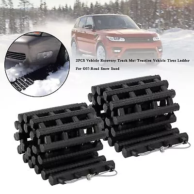 Vehicle Recovery Track Mat Traction Vehicle Tires Ladder For Off-Road Snow F3 • $55.99