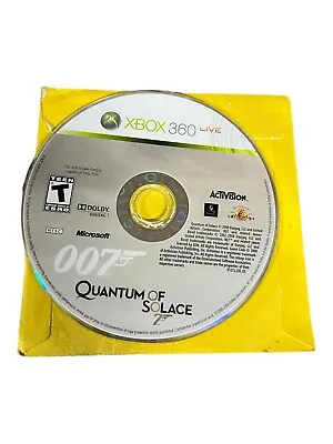 Microsoft Xbox 360 Disc Only TESTED James Bond 007: Quantum Of Solace • $4.74