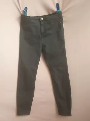 £14.99 • Buy River Island Black Strechy Jeans Size 18 VGC Casula Workwear Comfortable 