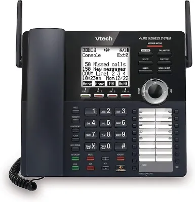 VTech Main Console 4-Line Expandable Office Phone System Answering Machine • $79.80