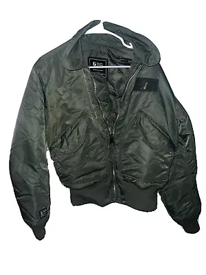 US Military Cold Weather Flyer Jacket 45/P Valley Flight Bomber Sz Med • $100